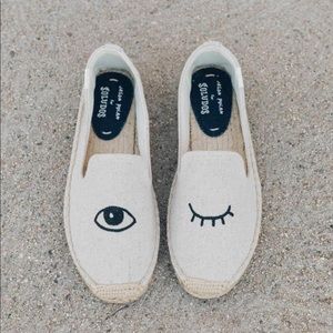Soludos Embroidery Slip Ons
